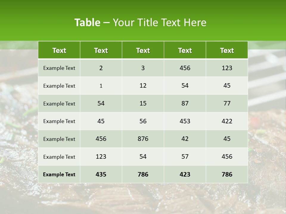 Butter Beef American PowerPoint Template