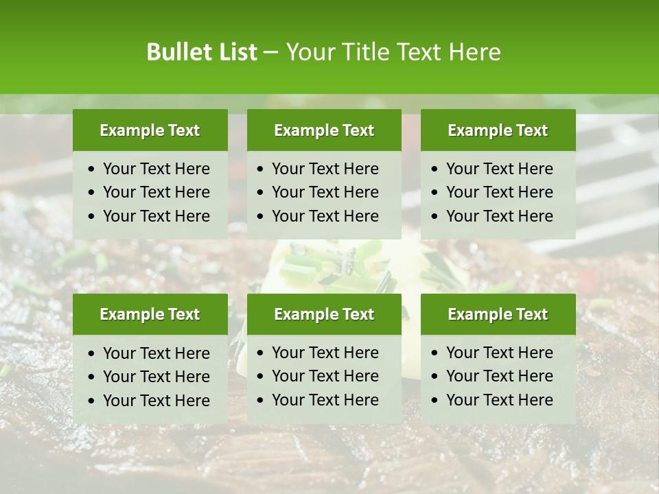 Butter Beef American PowerPoint Template