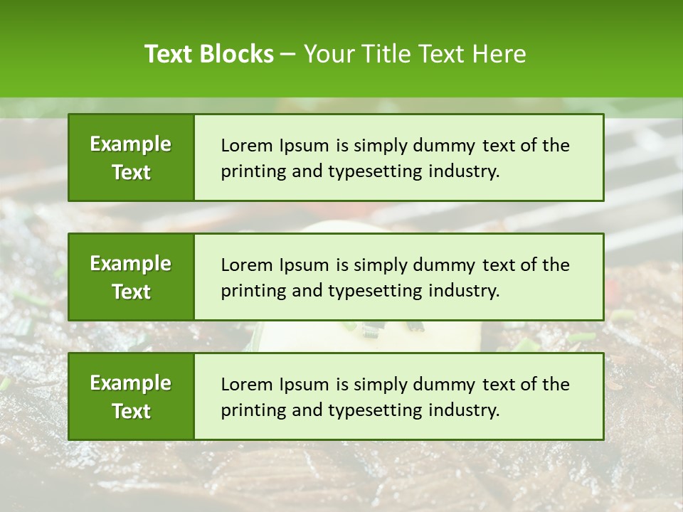 Butter Beef American PowerPoint Template