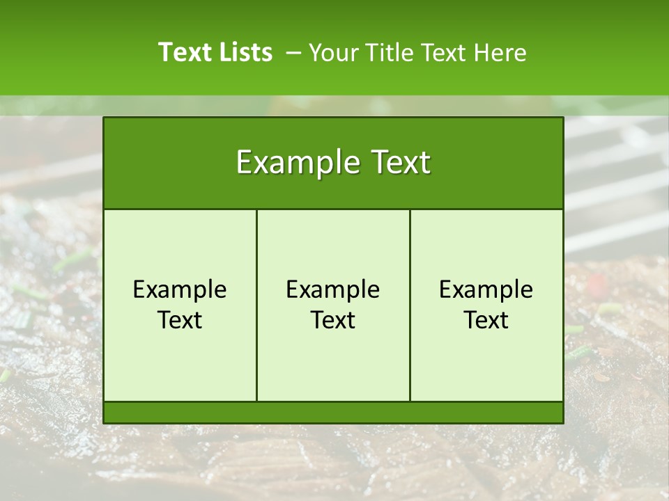 Butter Beef American PowerPoint Template