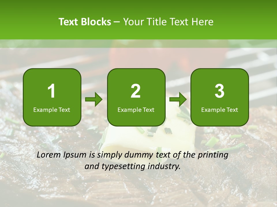 Butter Beef American PowerPoint Template