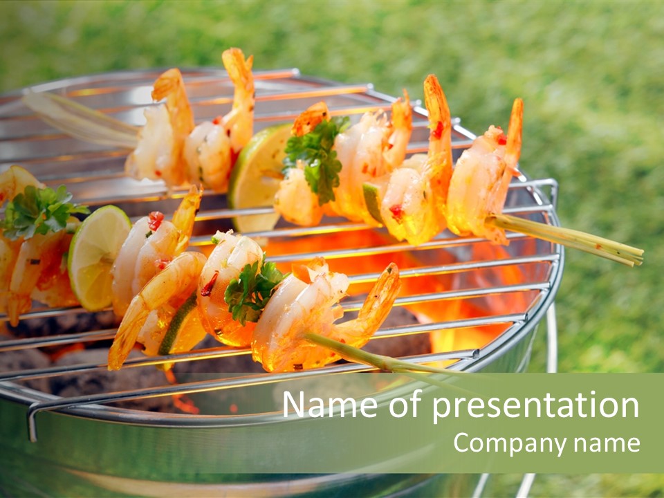 Glowing Garden Roasted PowerPoint Template