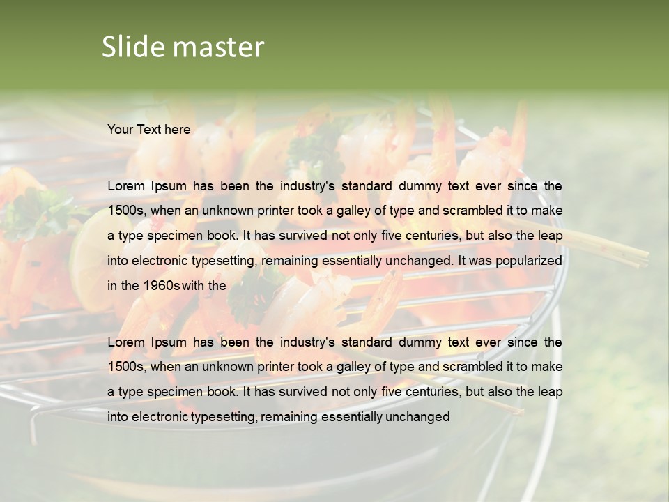 Glowing Garden Roasted PowerPoint Template