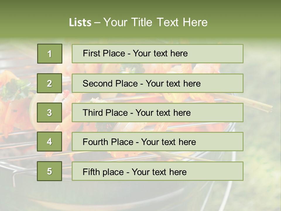 Glowing Garden Roasted PowerPoint Template