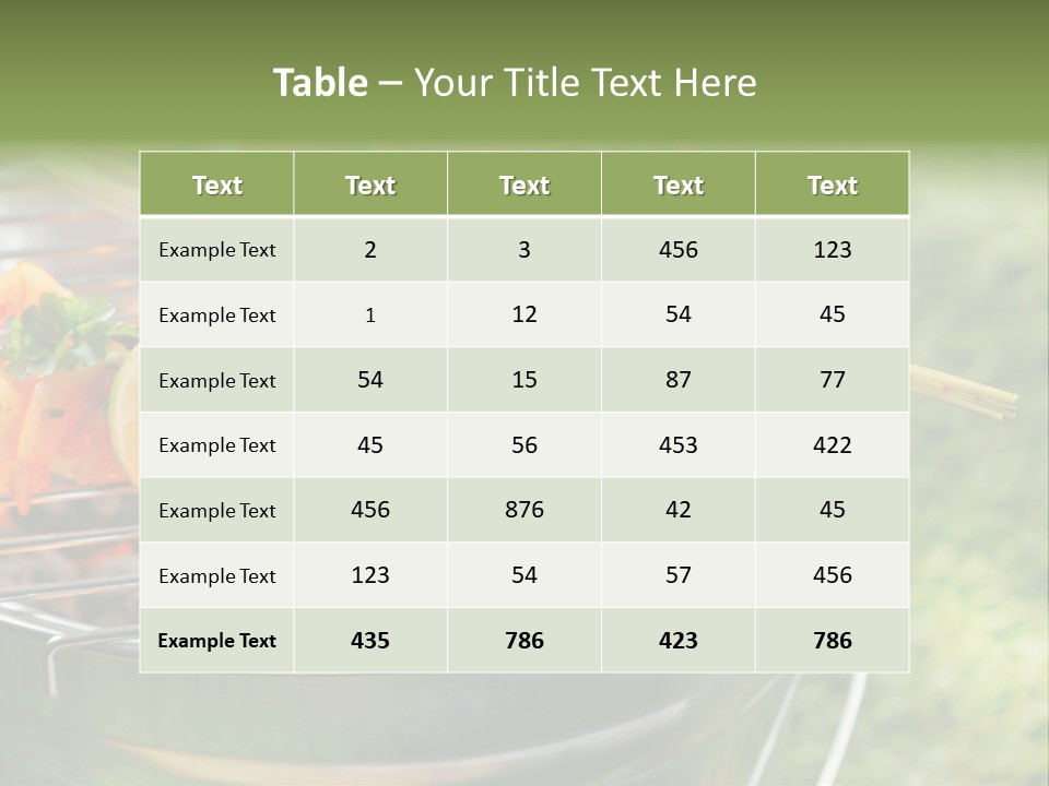 Glowing Garden Roasted PowerPoint Template