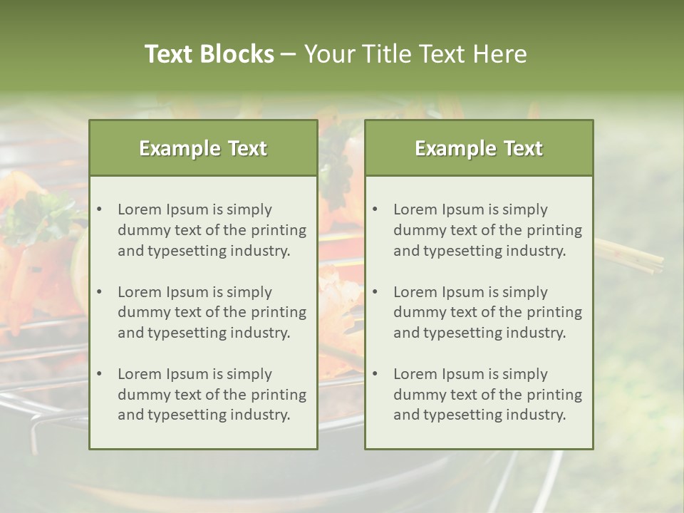 Glowing Garden Roasted PowerPoint Template