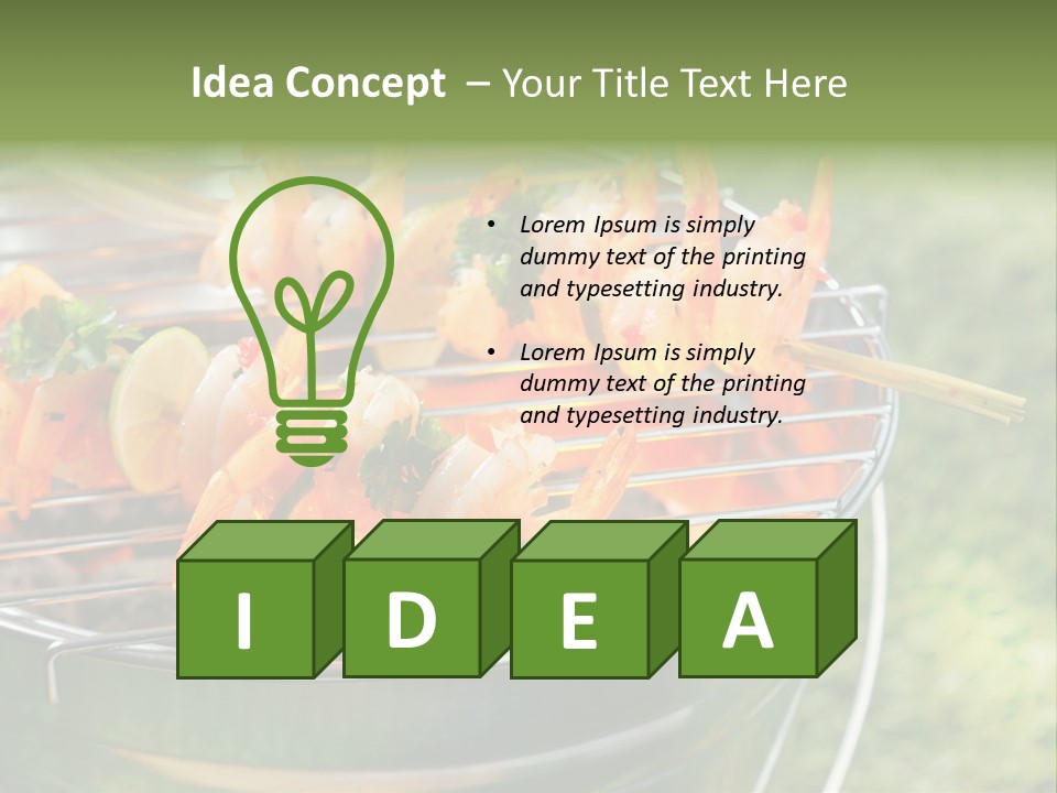 Glowing Garden Roasted PowerPoint Template
