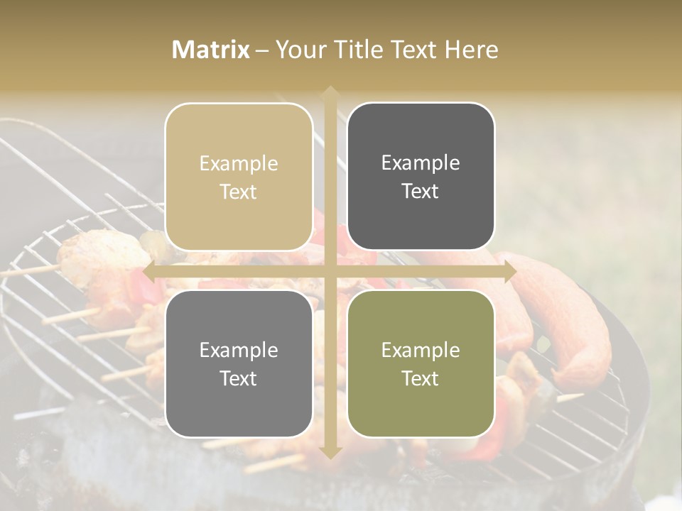 Camp Fiery Bright PowerPoint Template