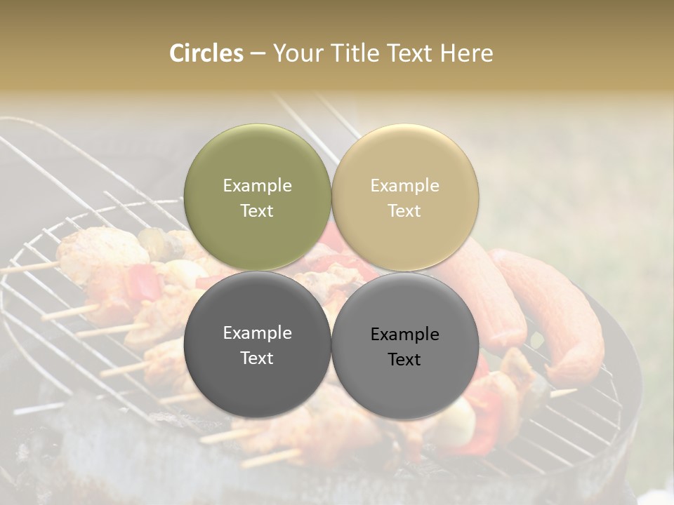 Camp Fiery Bright PowerPoint Template