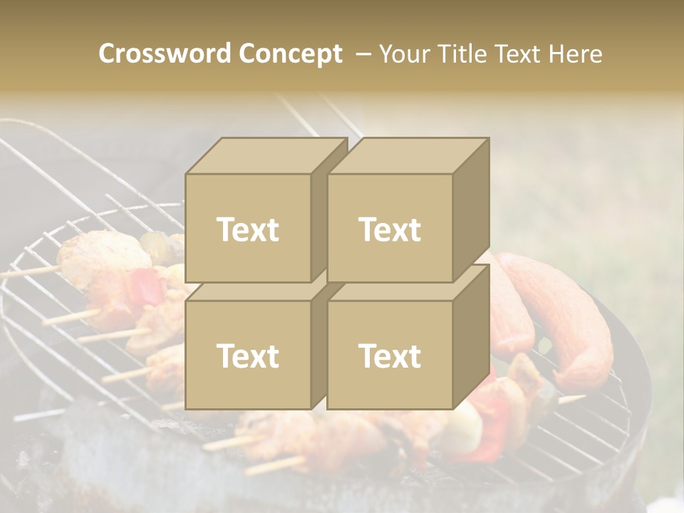 Camp Fiery Bright PowerPoint Template