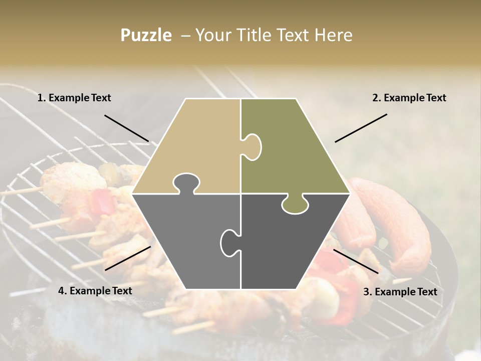 Camp Fiery Bright PowerPoint Template