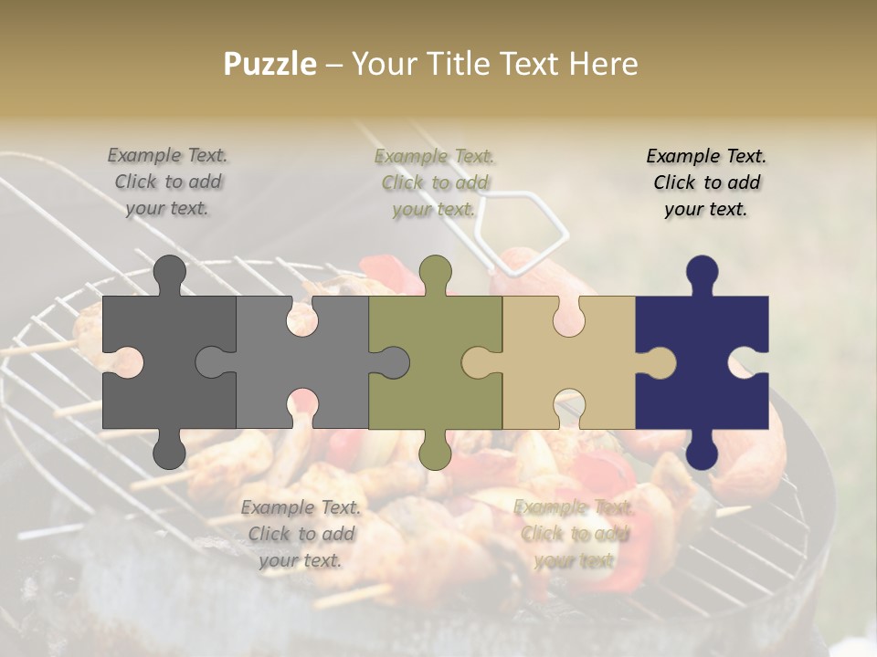 Camp Fiery Bright PowerPoint Template