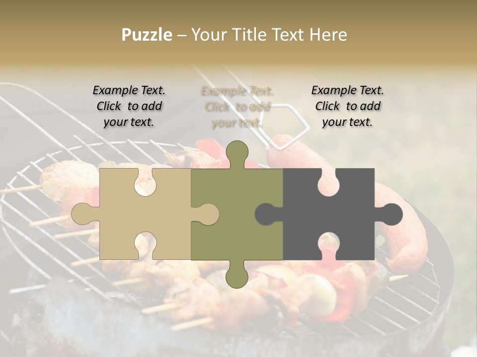 Camp Fiery Bright PowerPoint Template