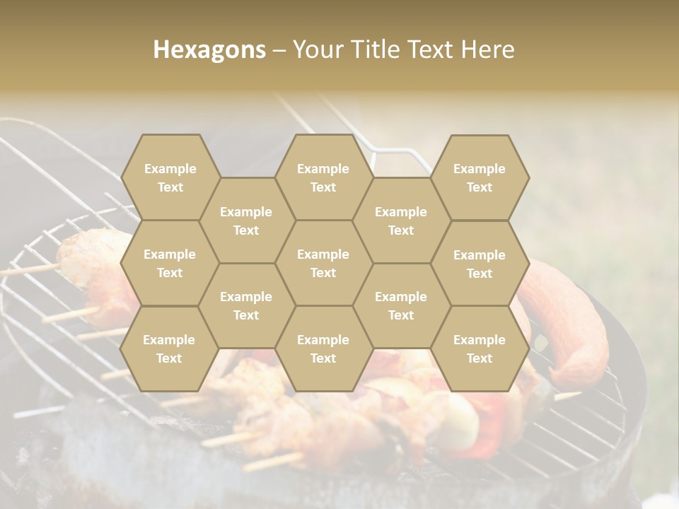 Camp Fiery Bright PowerPoint Template