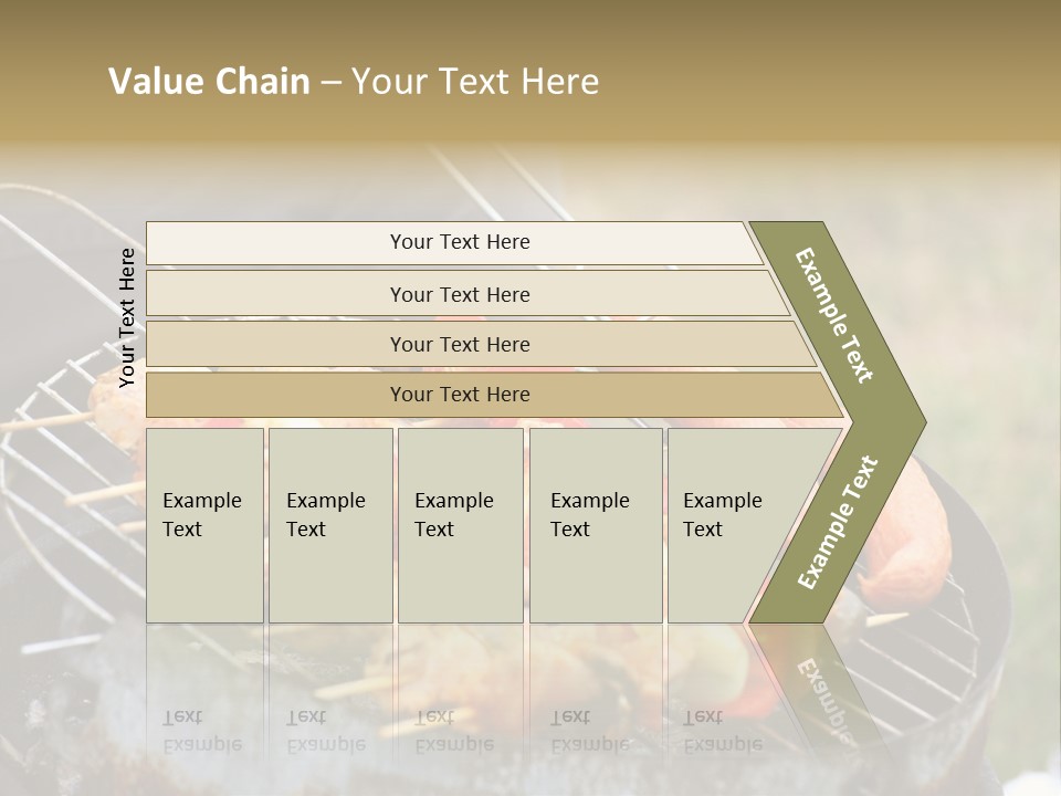 Camp Fiery Bright PowerPoint Template