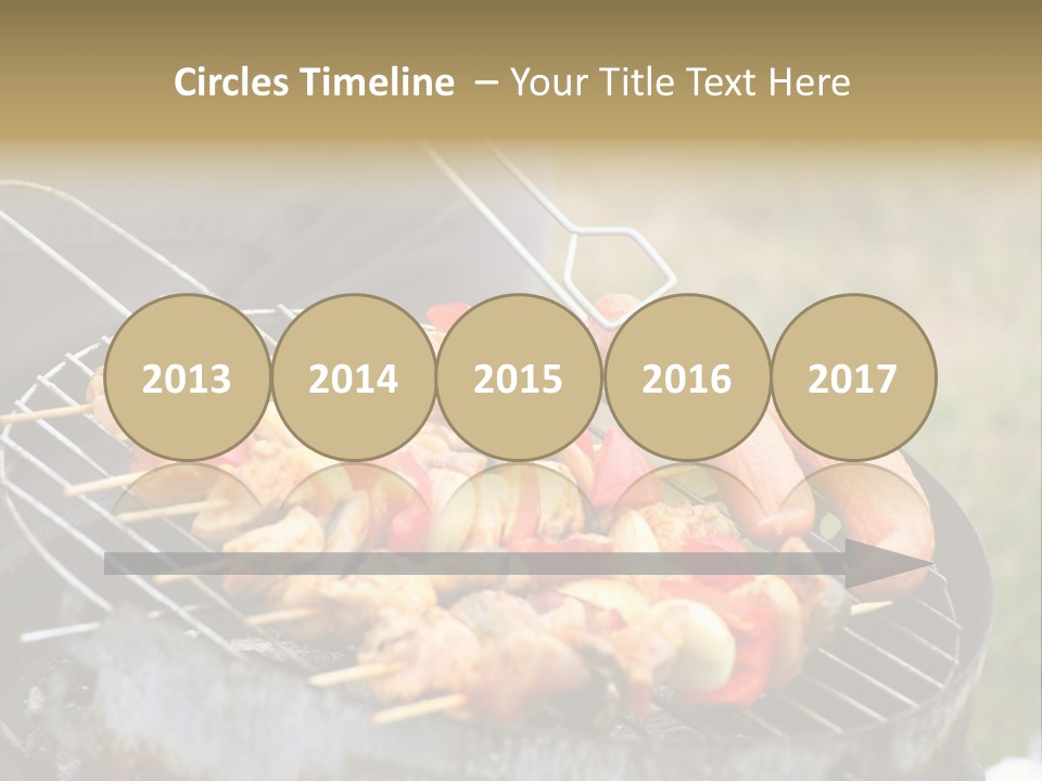 Camp Fiery Bright PowerPoint Template