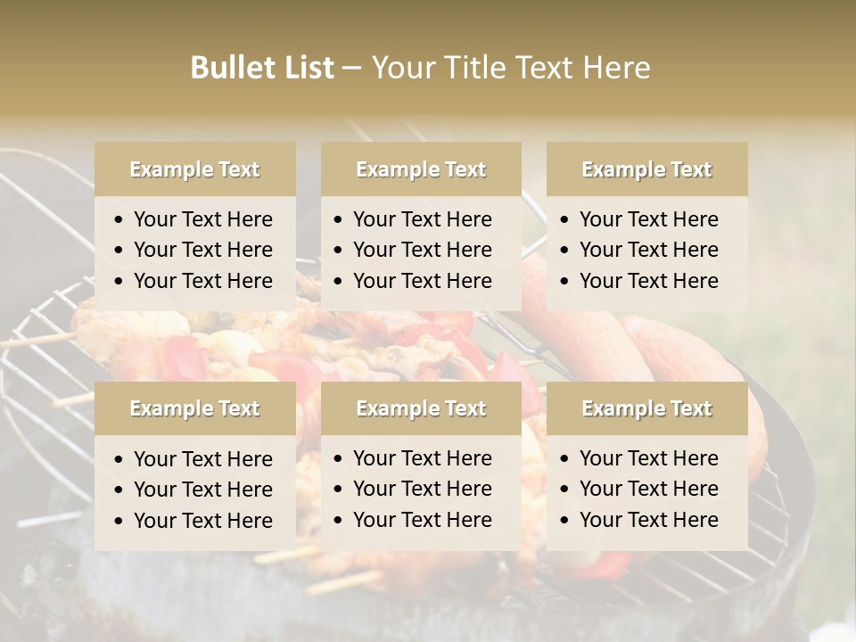 Camp Fiery Bright PowerPoint Template