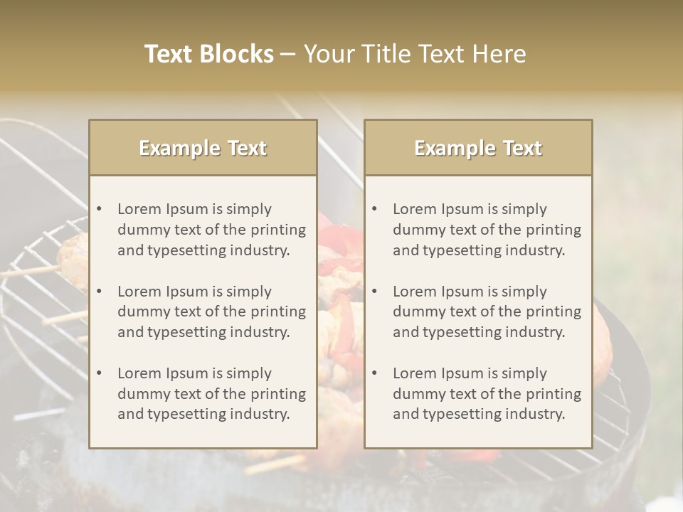 Camp Fiery Bright PowerPoint Template
