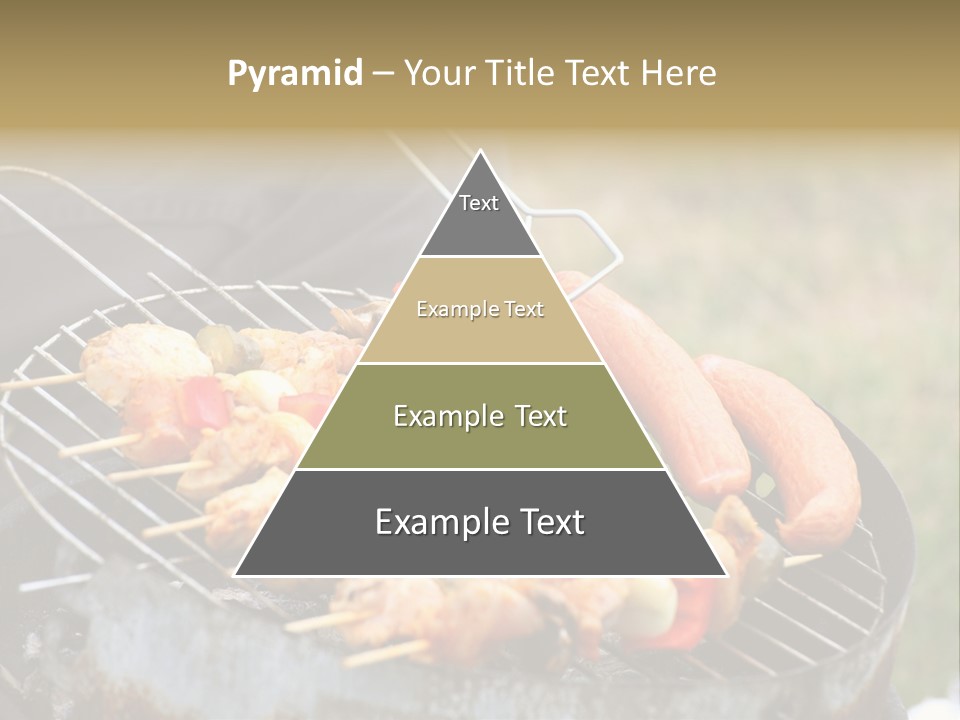 Camp Fiery Bright PowerPoint Template
