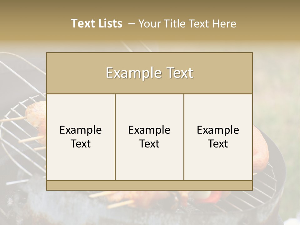 Camp Fiery Bright PowerPoint Template