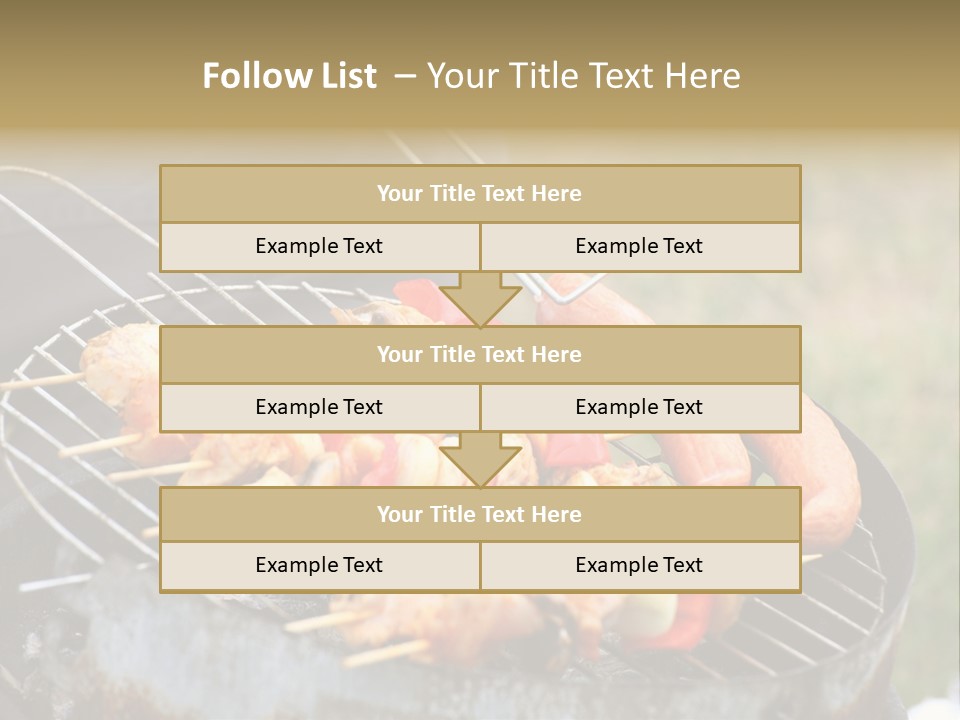 Camp Fiery Bright PowerPoint Template