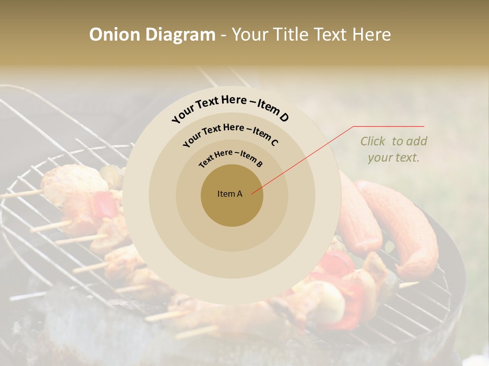 Camp Fiery Bright PowerPoint Template