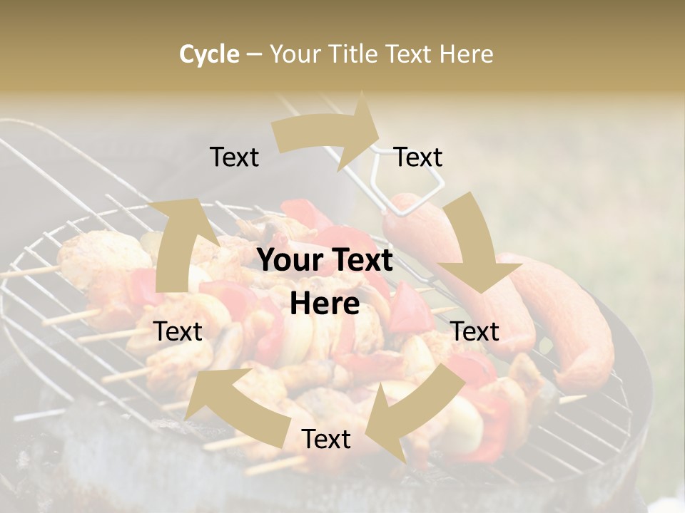Camp Fiery Bright PowerPoint Template