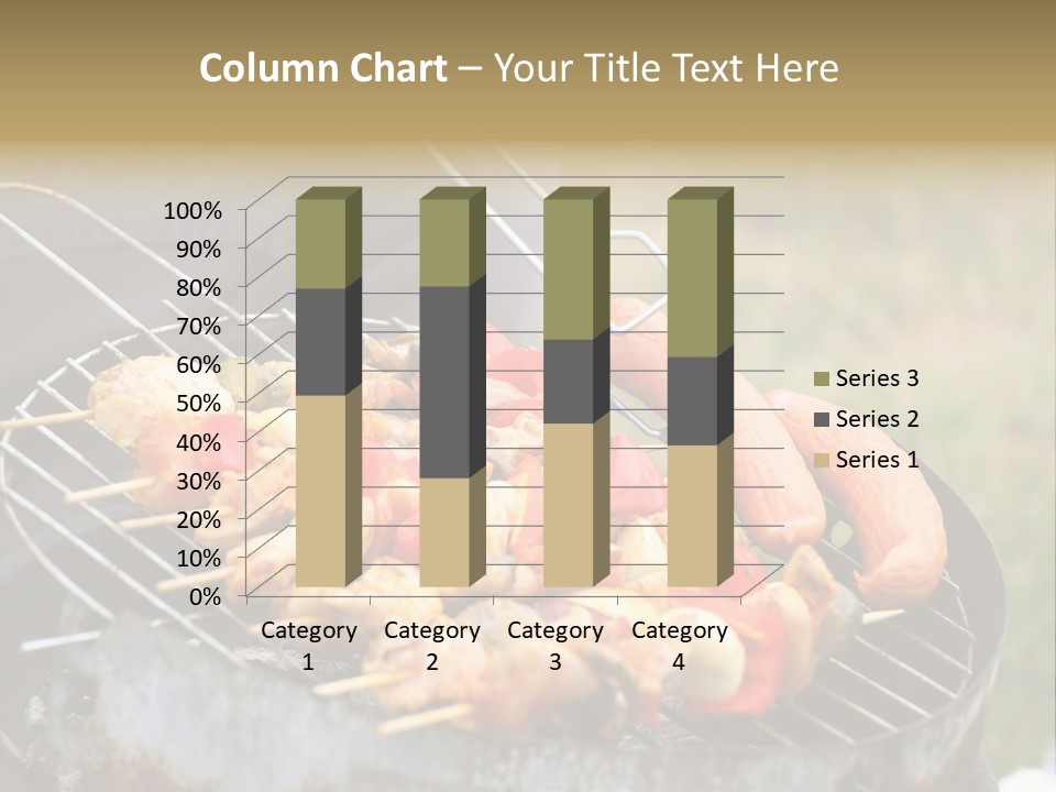 Camp Fiery Bright PowerPoint Template