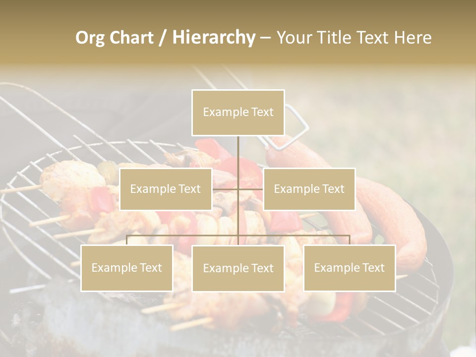 Camp Fiery Bright PowerPoint Template
