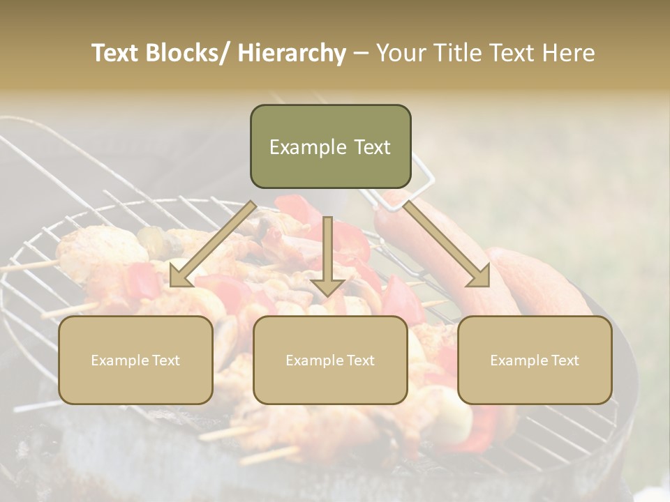 Camp Fiery Bright PowerPoint Template