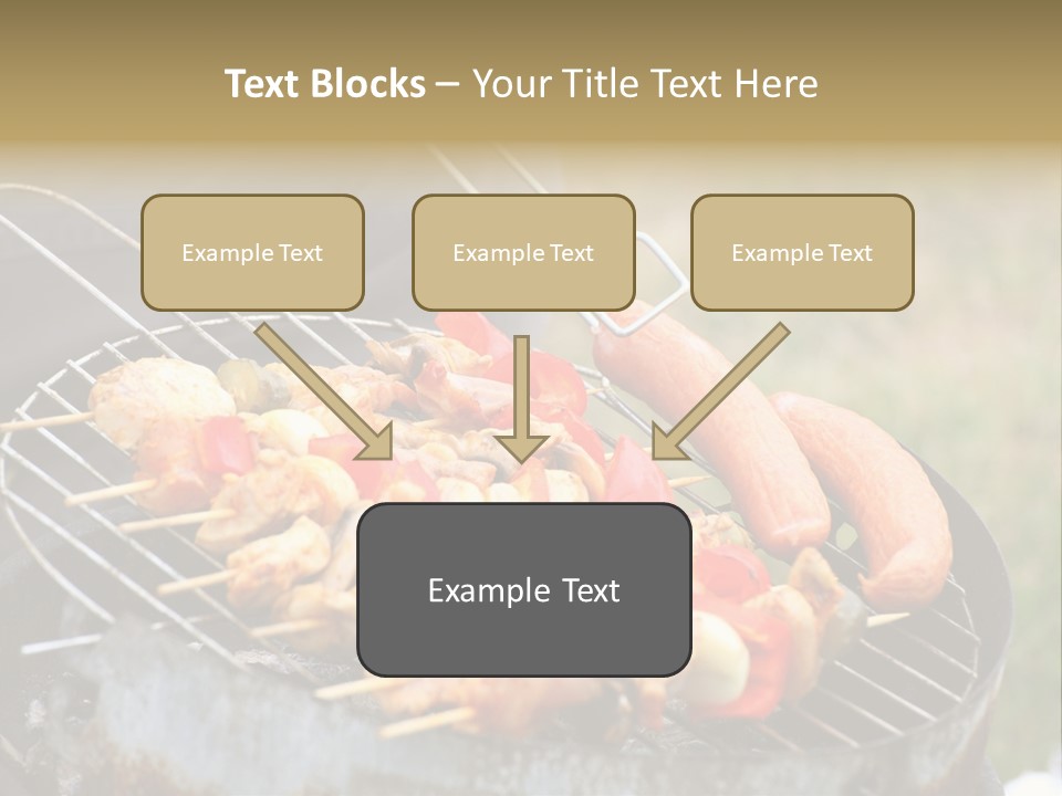Camp Fiery Bright PowerPoint Template