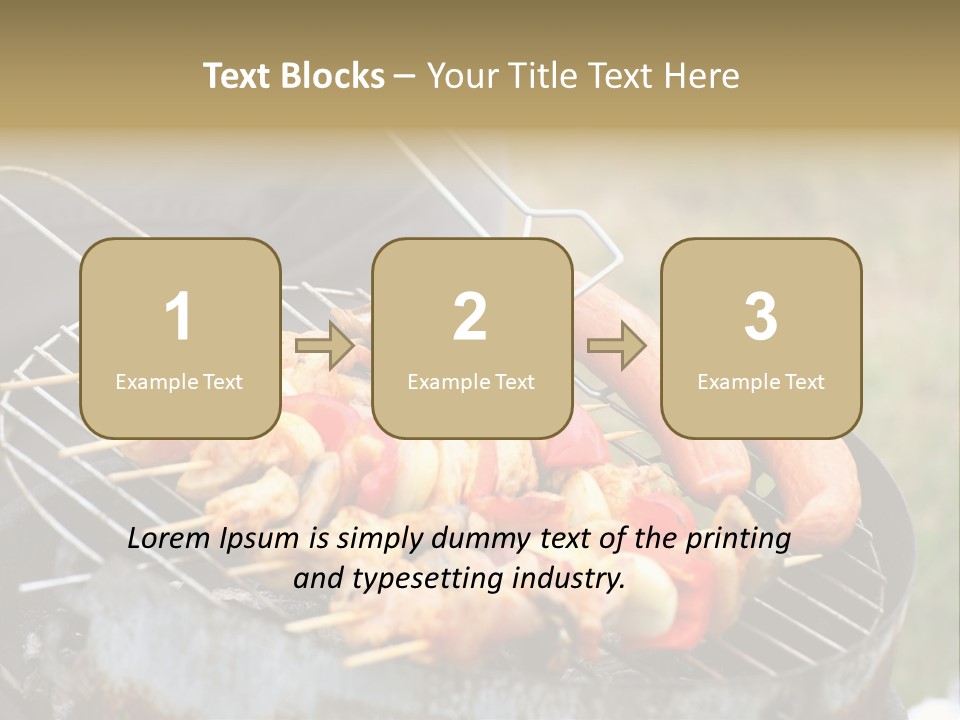 Camp Fiery Bright PowerPoint Template