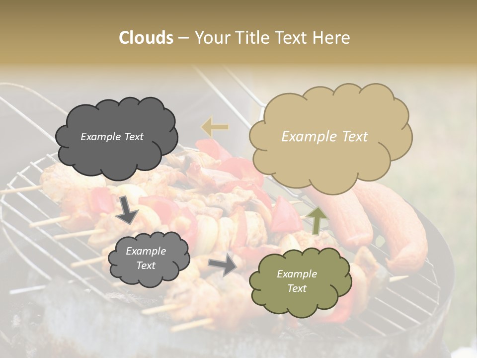 Camp Fiery Bright PowerPoint Template