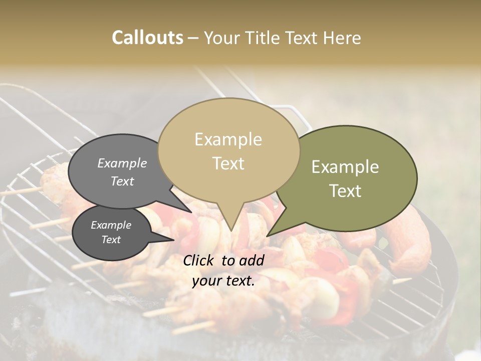 Camp Fiery Bright PowerPoint Template