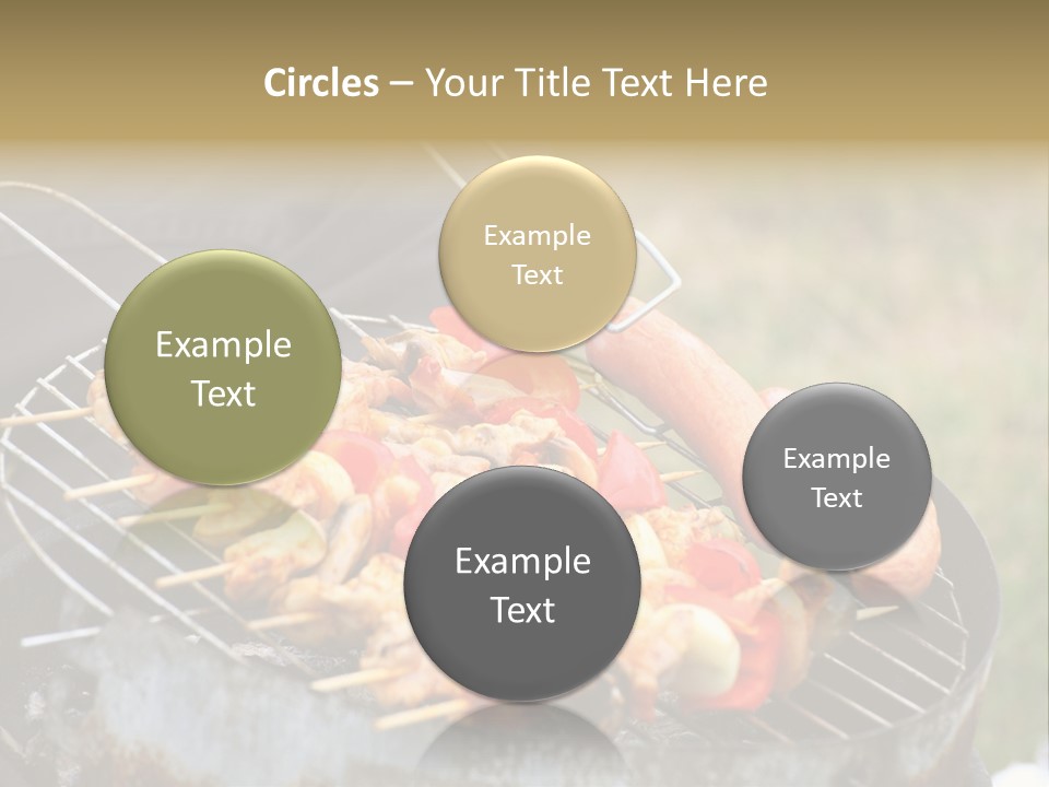 Camp Fiery Bright PowerPoint Template