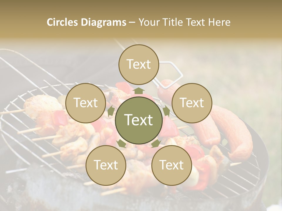 Camp Fiery Bright PowerPoint Template