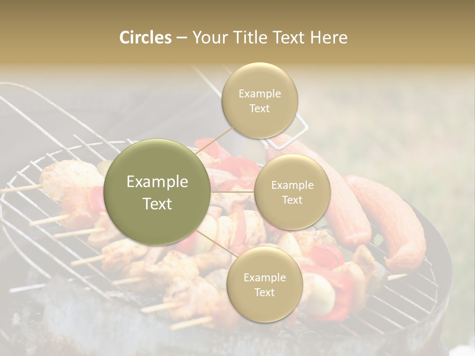 Camp Fiery Bright PowerPoint Template