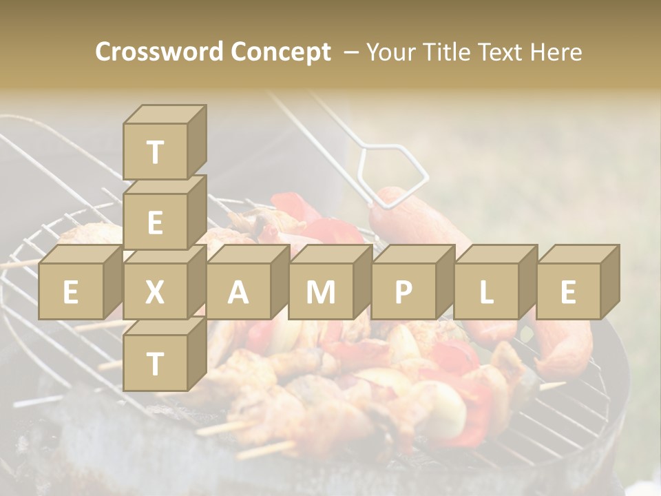 Camp Fiery Bright PowerPoint Template