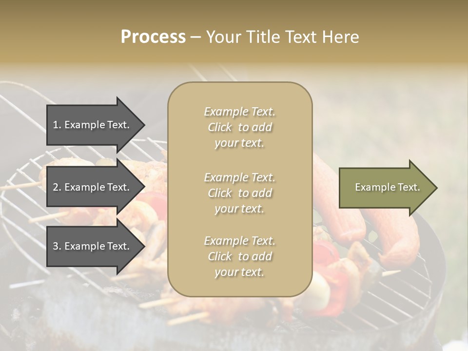 Camp Fiery Bright PowerPoint Template