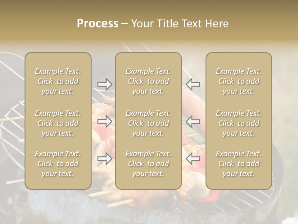 Camp Fiery Bright PowerPoint Template