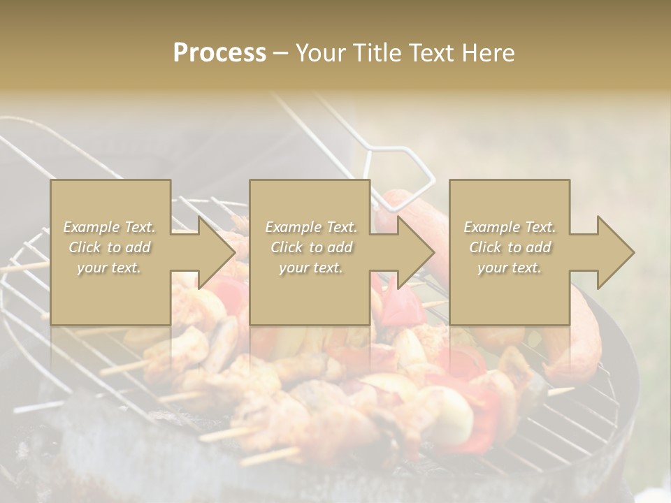Camp Fiery Bright PowerPoint Template