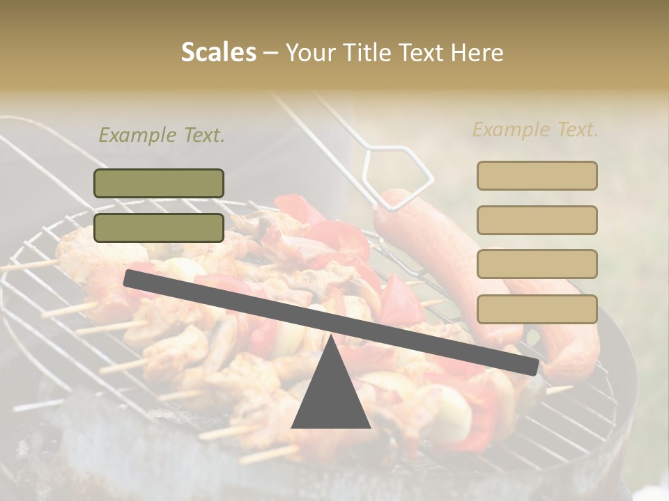 Camp Fiery Bright PowerPoint Template