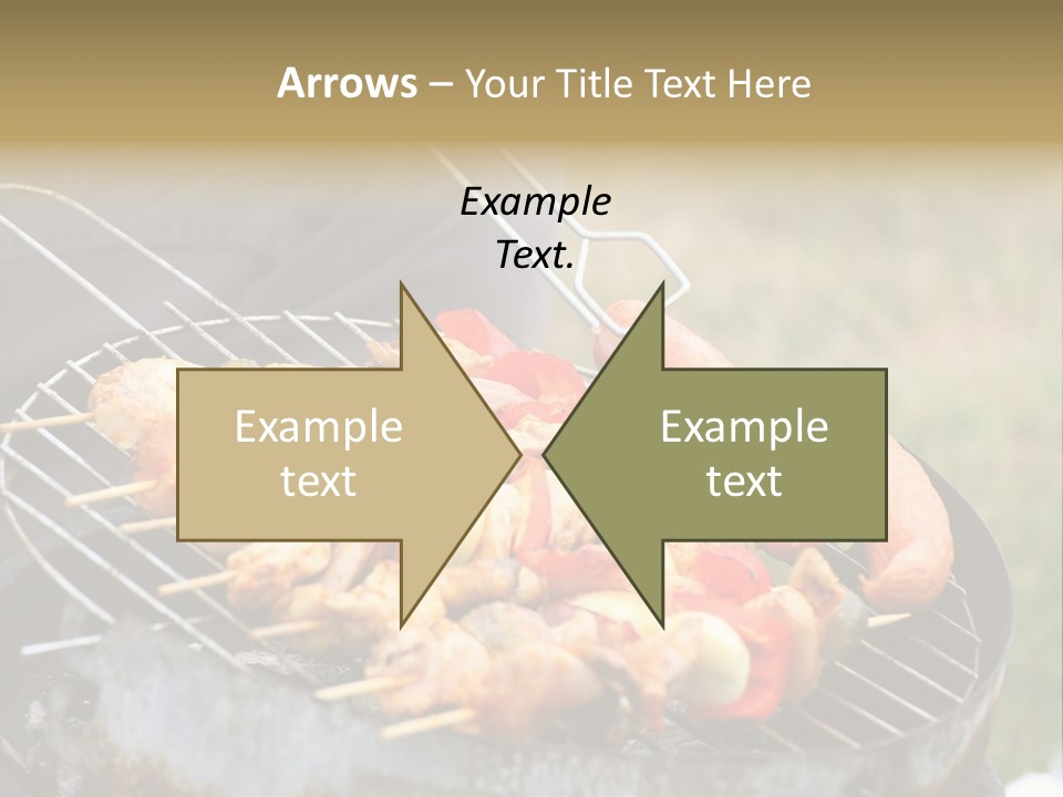 Camp Fiery Bright PowerPoint Template