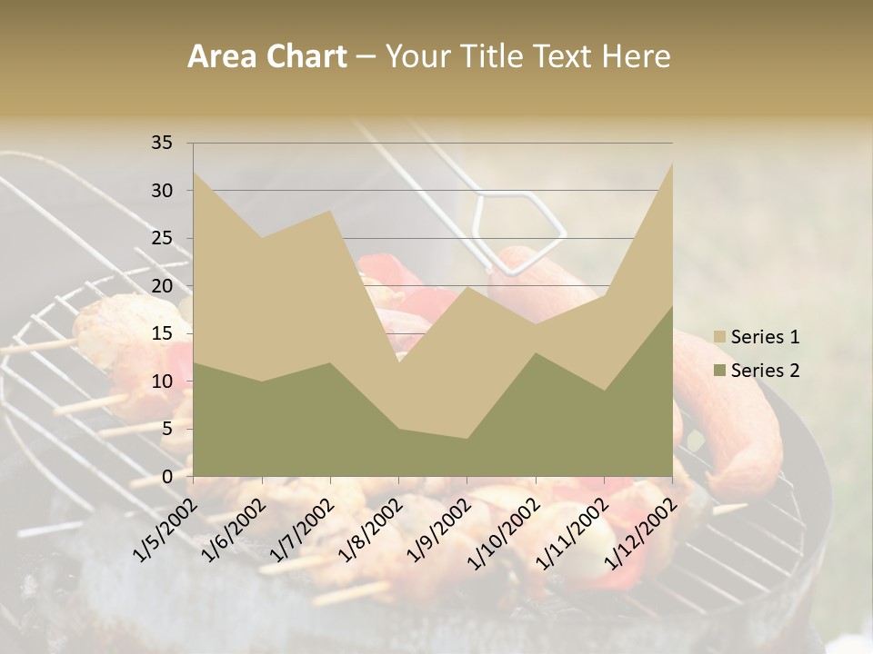 Camp Fiery Bright PowerPoint Template