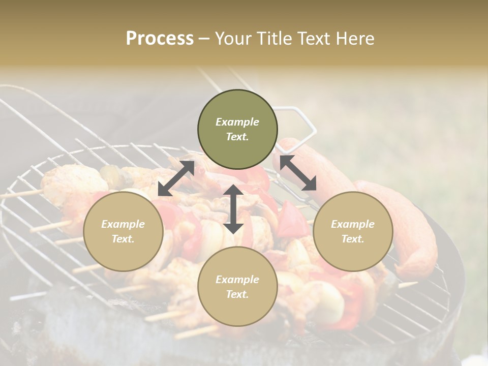Camp Fiery Bright PowerPoint Template