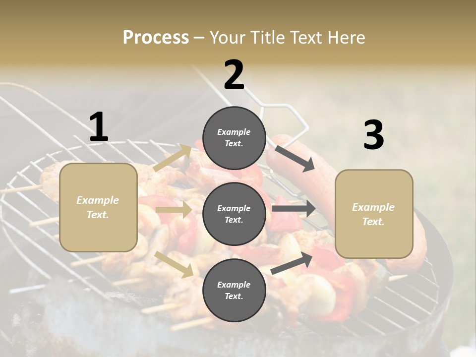 Camp Fiery Bright PowerPoint Template