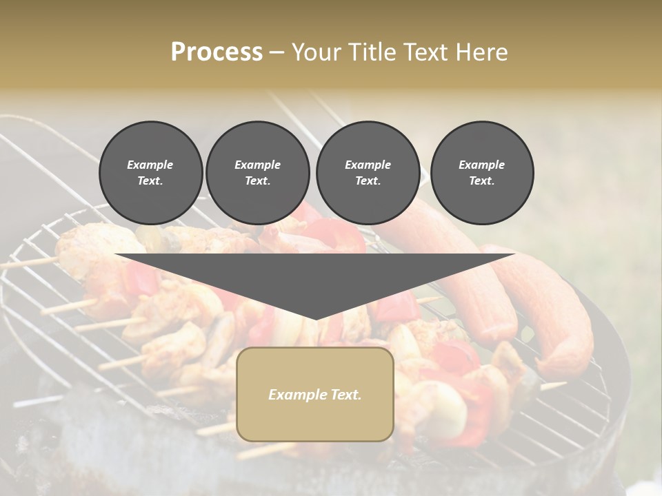 Camp Fiery Bright PowerPoint Template
