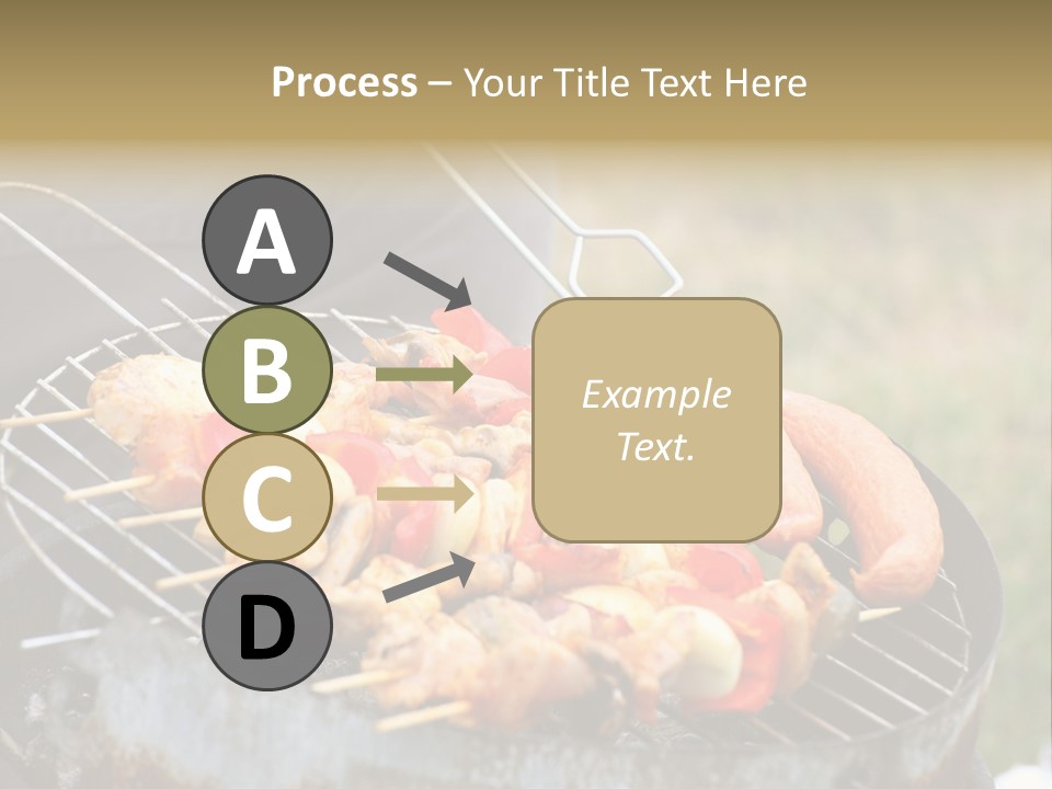 Camp Fiery Bright PowerPoint Template