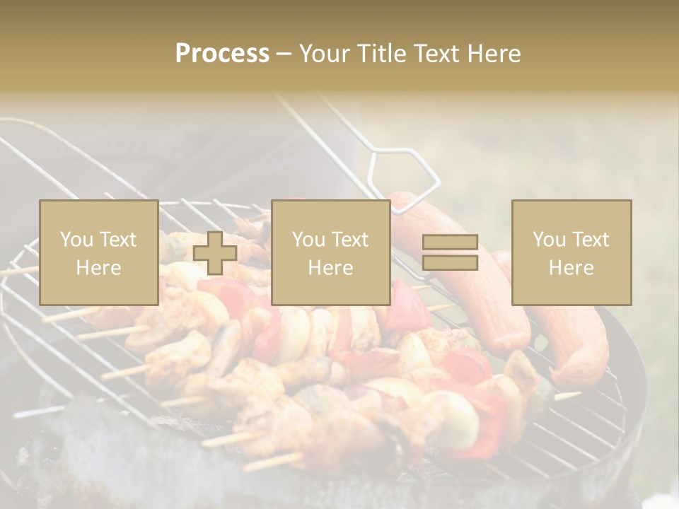 Camp Fiery Bright PowerPoint Template