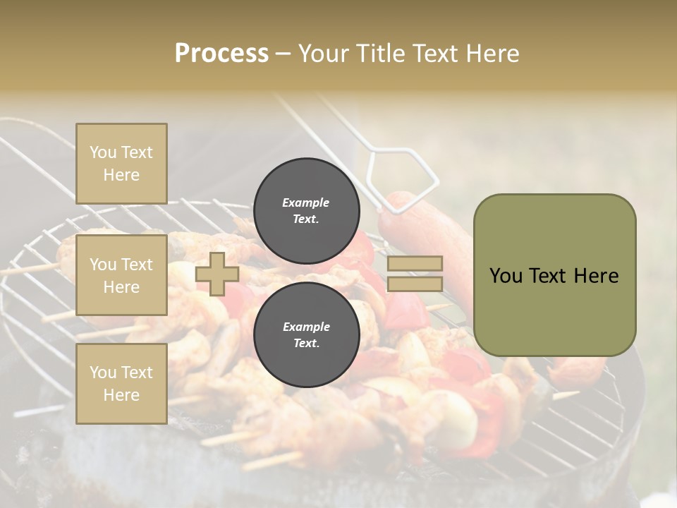 Camp Fiery Bright PowerPoint Template